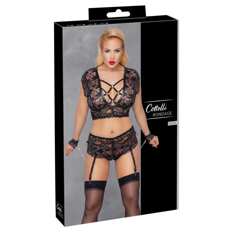 Set s krajkovými pouty XL Cottelli BONDAGE