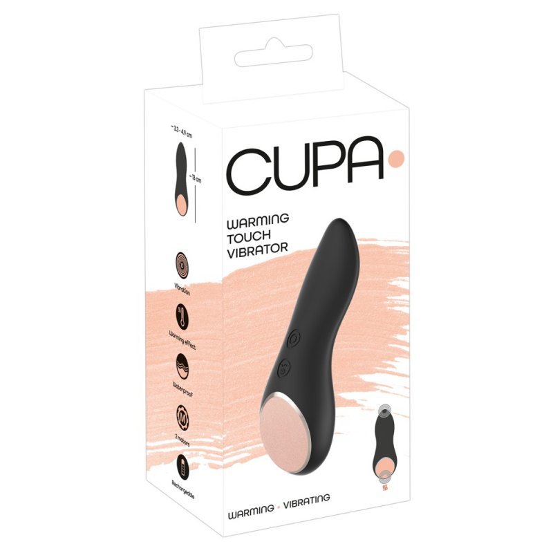Přikládací vibrátor CUPA Touch hřejivý CUPA