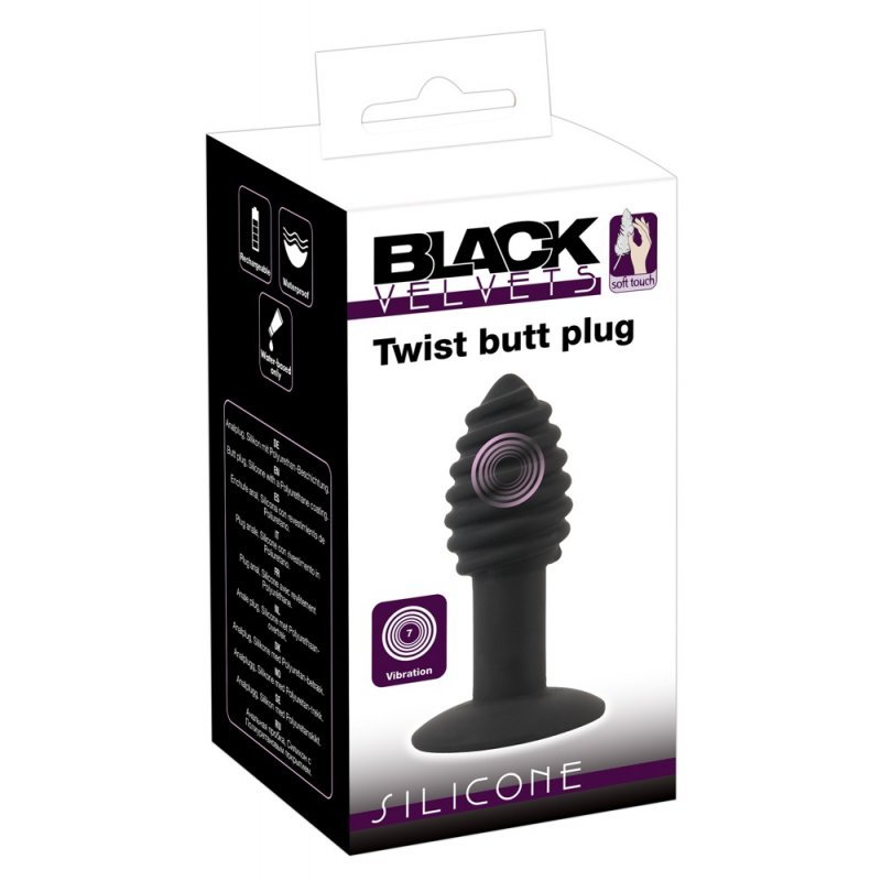 Vibrační anální kolík Black Velvets Black Velvets