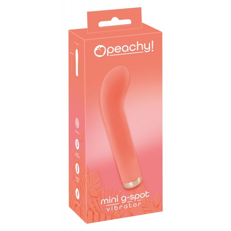 Vibrátor Mini G-Spot broskový Peachy