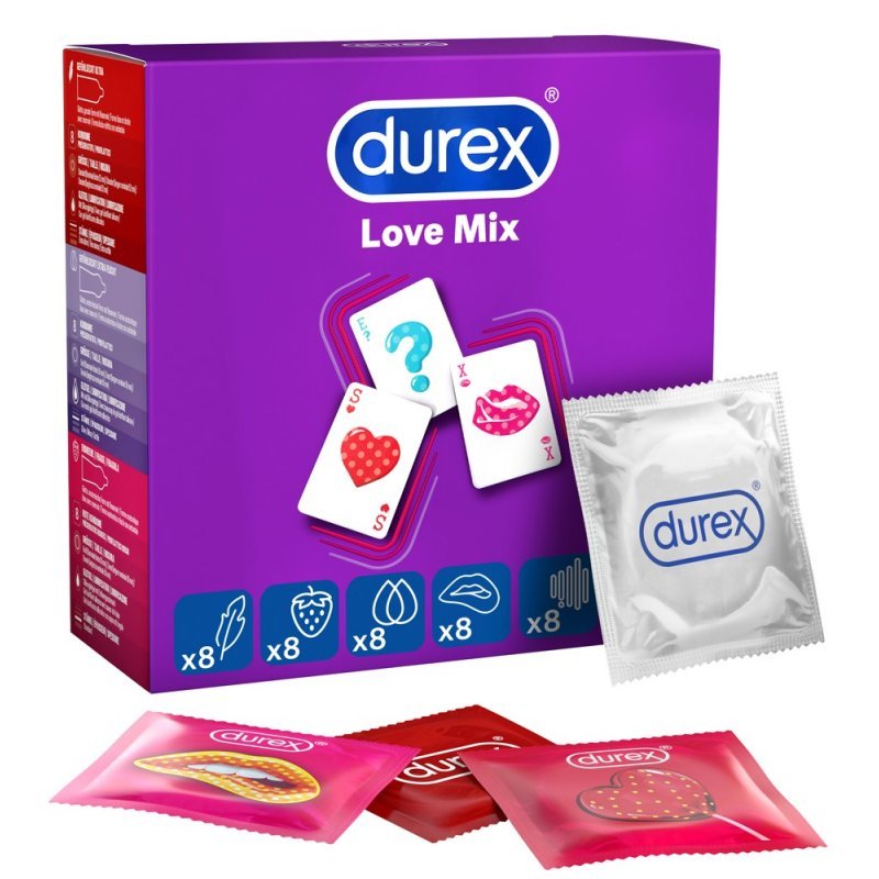 Kondomy Durex Love Mix balení 40ks Durex