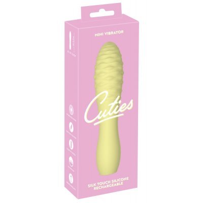 Mini Vibrátor 3 generace Cuties žlutý