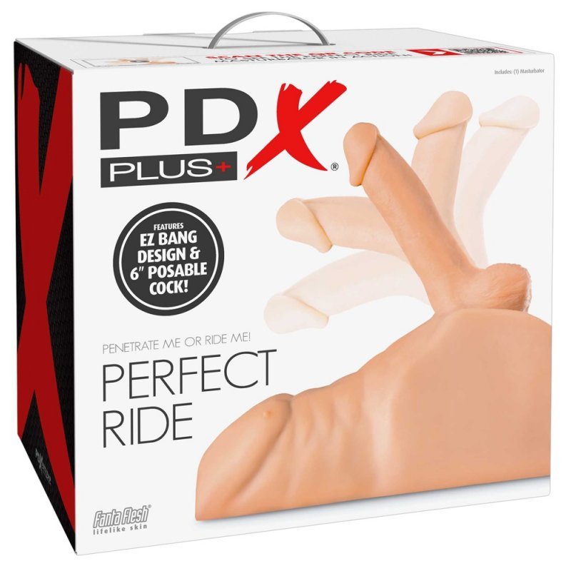 Mužské torzo s penisem PDX Plus Perfect Ride světlé PDX Plus