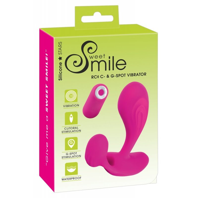 Stimulujicí vibrátor na klitoris i Gbod růžový Sweet Smile