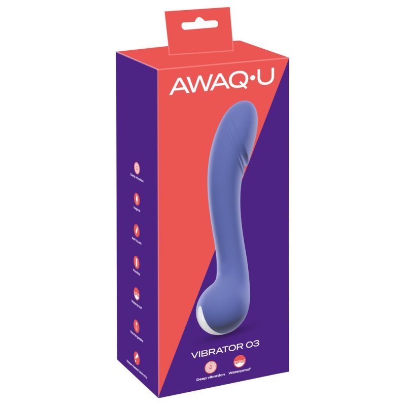 Flexibilní vibrátor s nízkofrekvenčními vibracemi AWAQ.U AwaQ.u