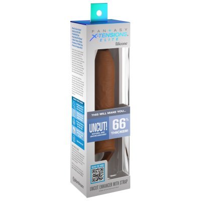 Nástavec na penis FXTE Uncut Enhancer w. Strap T
