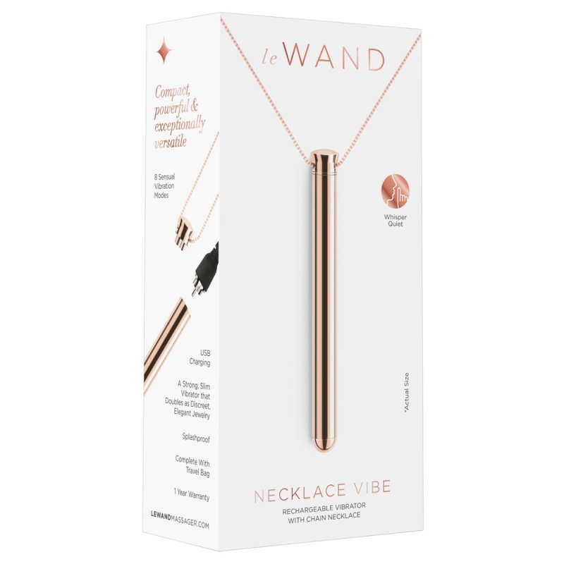 Vibrating Necklace Rose Gold le Wand