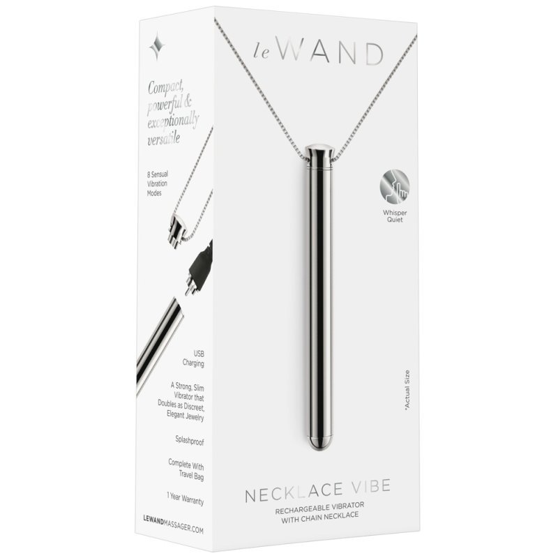Vibrating Necklace Silver le Wand