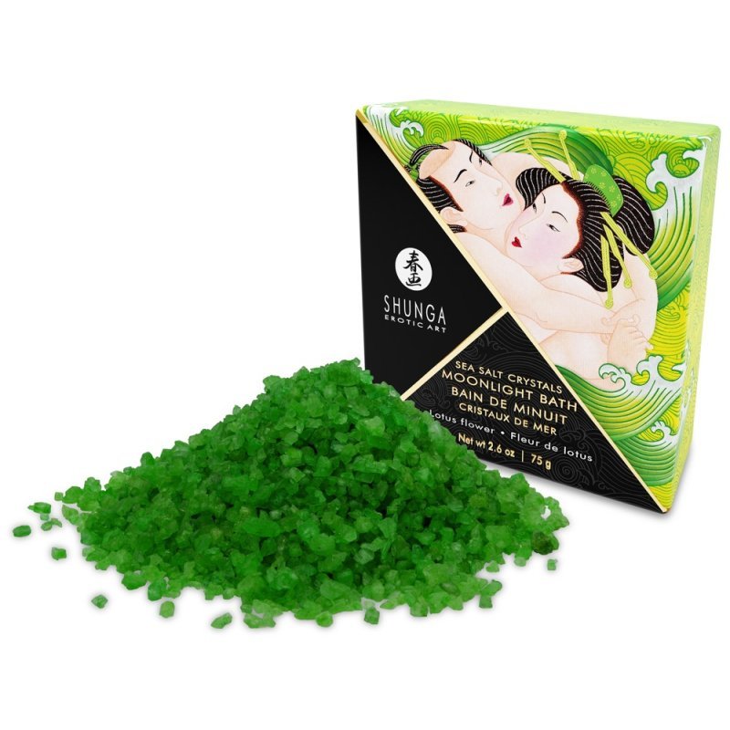 Koupelová sůl z Mrtvého moře Lotus Flower 75g Shunga