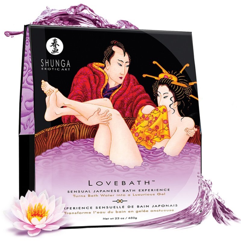 Luxusní 2 složkový prášek do koupele Lovebath Sensual 650 g Shunga