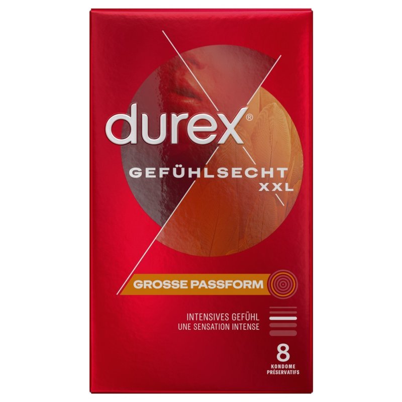 Durex gefühlsecht extra larg kondomy 8 ks Durex