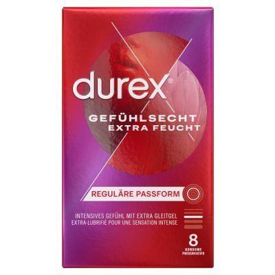 Durex Gefühl.extra lubr. kondomy 8 ks