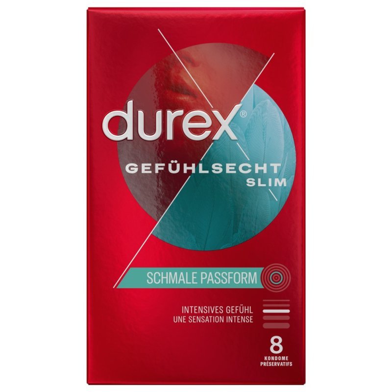 Durex Gefühlsecht Slim Fit kondomy 8 ks Durex
