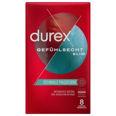 Durex Gefühlsecht Slim Fit kondomy 8 ks