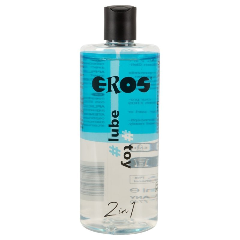 EROS 2in1 lubrikant na vodní bázi vhodný pro hračky 500ml Eros
