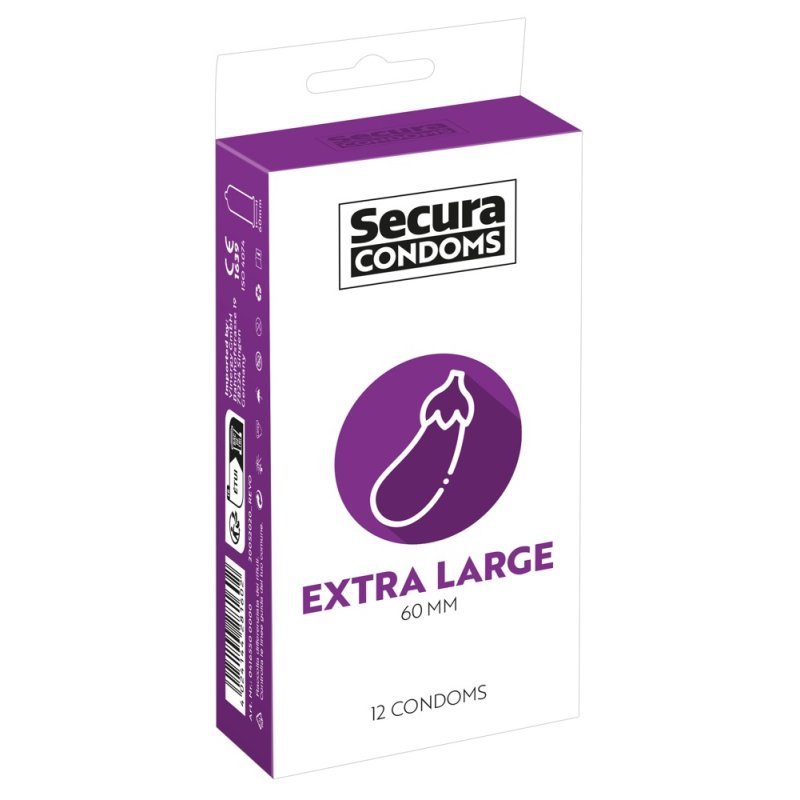 Kondomy Secura Extra Large 12ks Secura