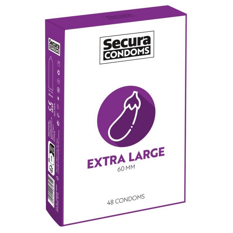 Kondomy Secura Extra Large 48ks Secura