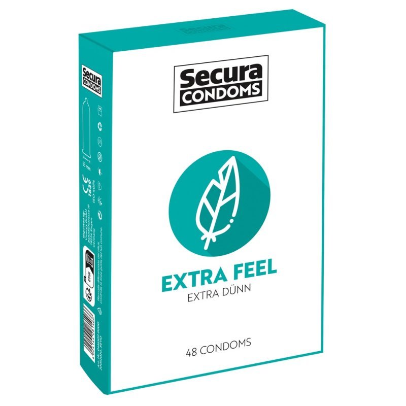 Kondomy Secura Extra Feel 48ks Secura