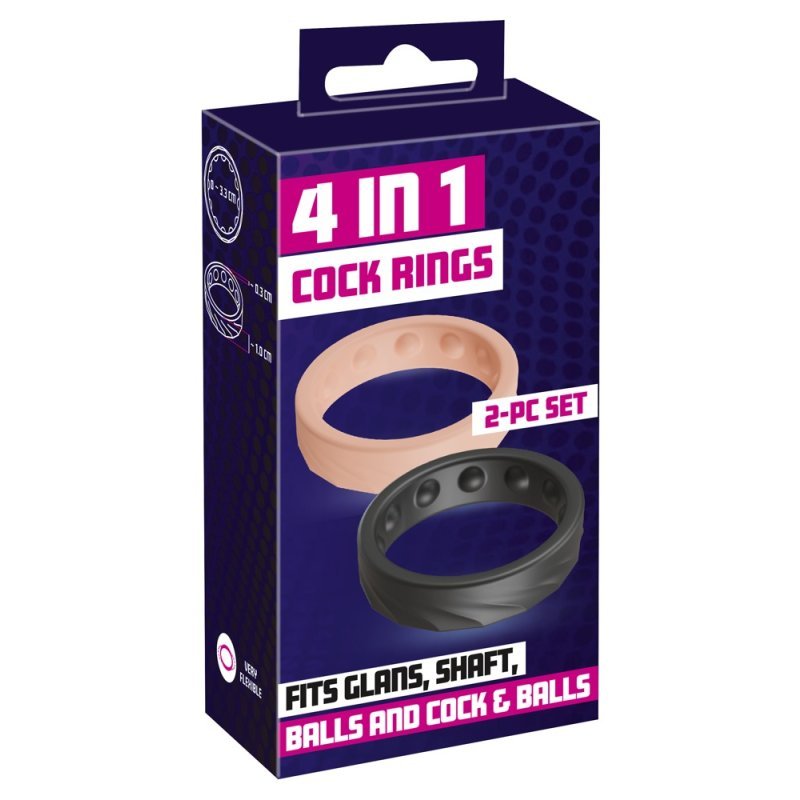 2-pc glans ring set You2Toys