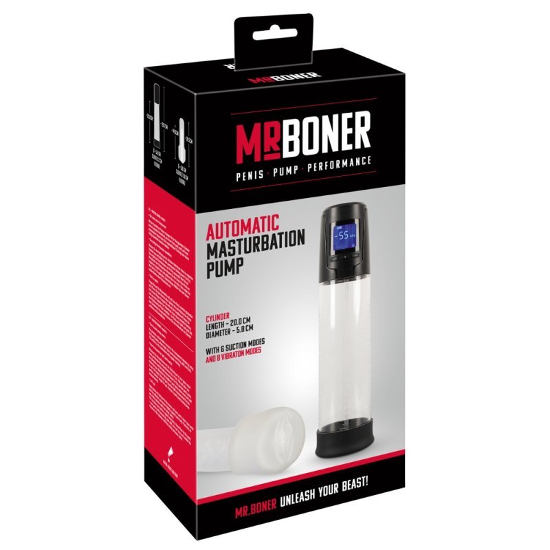 MrBoner Vibrating Penis Pump Mister Boner