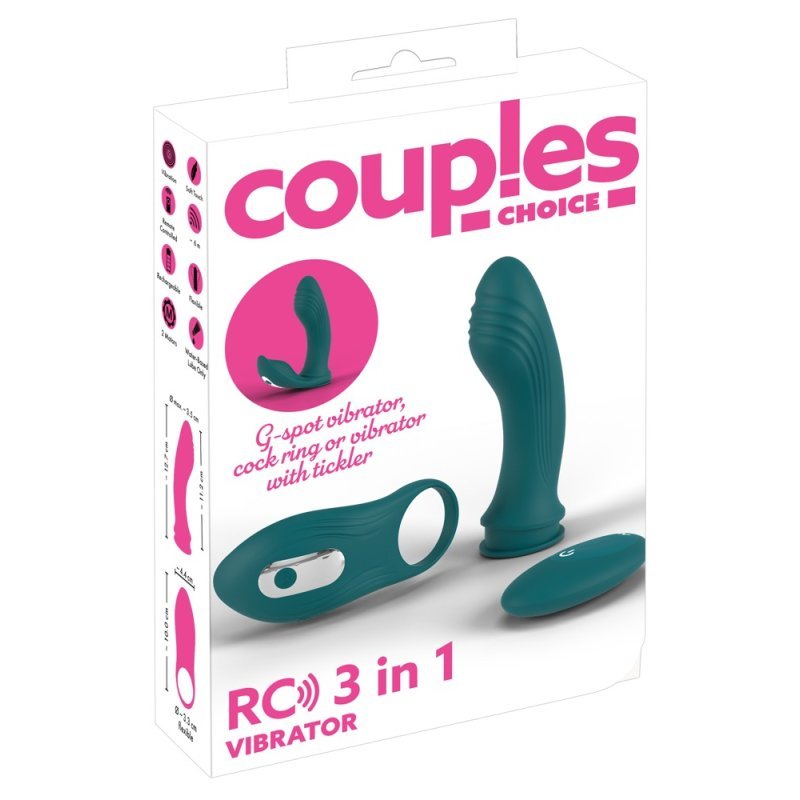 Couples Choice RC 3in1 Vibrat Couples Choice