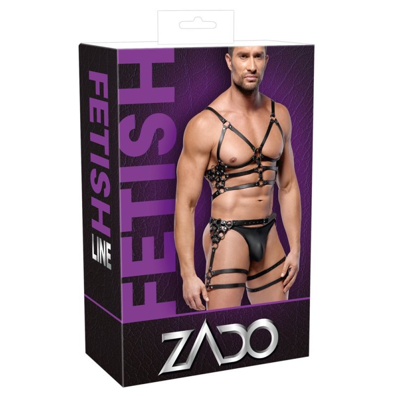 Leather Harness Set M/L ZADO