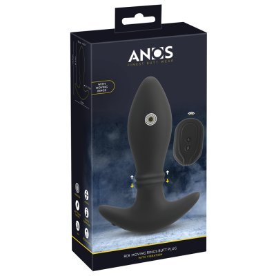 Anos RC Moving Rings Butt Plug