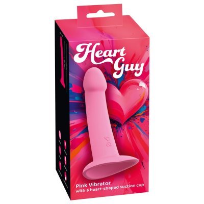 Heart Guy Pink Vibrator