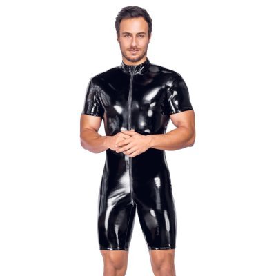 Short Vinyl Jumpsuit
