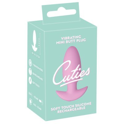 Cuties Vibrating Plug Rose