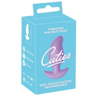 Cuties Vibrating Plug Purple