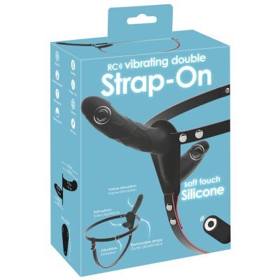RC Vibrating Double Strap-On