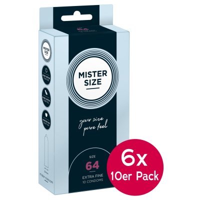 Mister Size 64mm 6xpack of 10