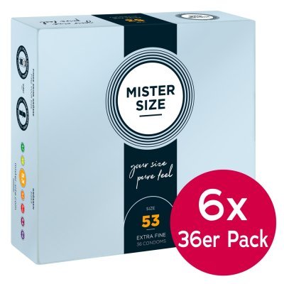 Mister Size 53mm6xpackof36