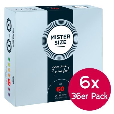 Mister Size 60mm 6xpack of36