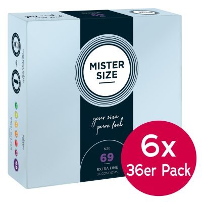 Mister Size 69mm 6xpack of 36