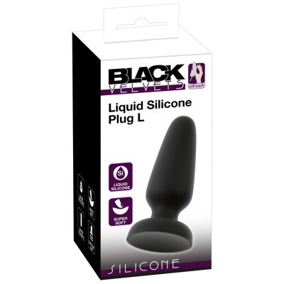 Black Velvets Silicone Plug L