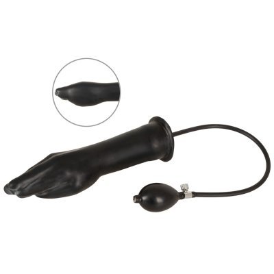 Inflatable Latex Hand black