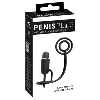 PenisPlug w. Vibrator and Cock